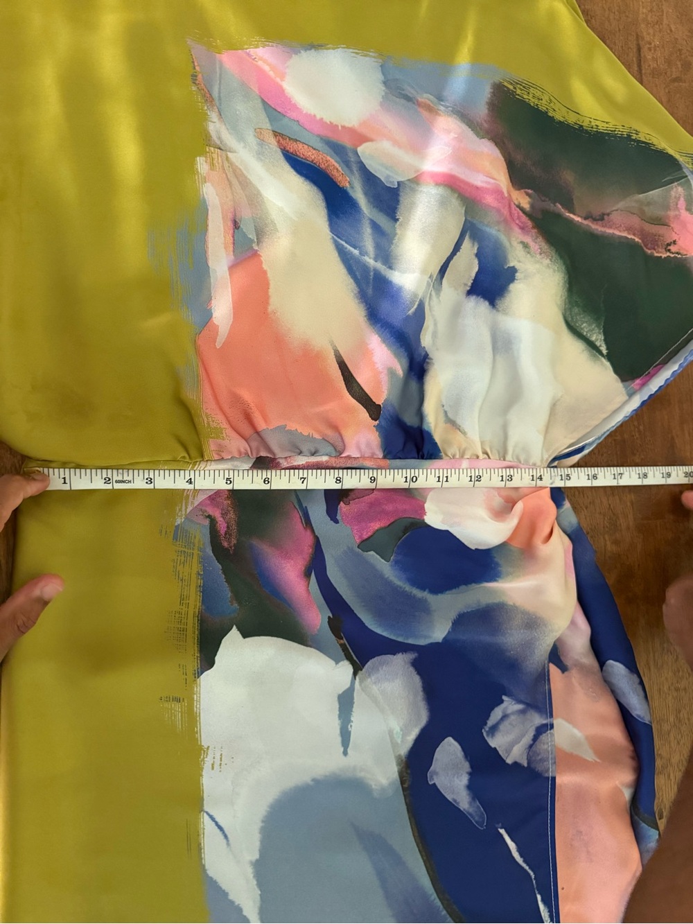 Zara Olive & Multicolor Abstract Floral Midi Dress - Picture 6 of 10